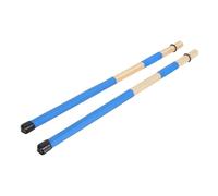 NUSITOU Baguettes de Batterie en Bois Bleu, Accessoire Professionnel pour Instrument de Percussion Son Soutenu, Lot de 1 Paire pour Tambour