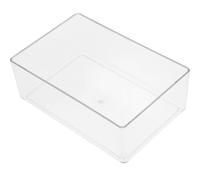 NUSITOU Boîte de Bain à Sable pour Petits Animaux en Acrylique Blanc, Légère et Résistante à l'usure, Évitant Le Renversement du Sable, pour Hamster et Cochon d'Inde la Maison