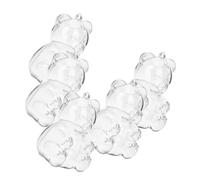 NUSITOU Boîtes à Dragées et Anniversaires Rangement Multifonction pour Fêtes Lot de 5 en Ps Forme D'ourson, Boîte à Friandises Mignonne Emballage Prêt de Mariage