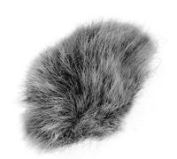 NUSITOU Bonnette Anti-vent pour Microphone à Condensateur en Fourrure Artificielle, Facile à Installer, Protection pour Studio D'enregistrement et Scène