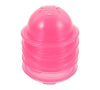 NUSITOU Bouchons Tubulaires pour Hamster en Plastique Rose, 5 Pièces, Accessoires pour Cage de Petits Animaux, Favorisant Habitudes Saines