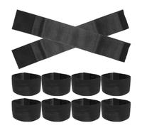 NUSITOU Brassards de Deuil Noirs Structure Élastique Lot de 15 Élastiques en Polyester pour Événements Commémoratifs Usage Familial et Respectueux Lors de Cérémonies