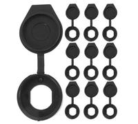 NUSITOU Capuchons de Serrure Étanches Lot de 10 en Plastique 18X16 MM Protection Pluie pour Armoires de Contrôle Extérieures et Boîtes Électriques