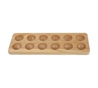 NUSITOU Casier à Œufs en Bois Solide Protection pour Œufs Support Simple Style pour Rangement la Cuisine Pratique pour Maison