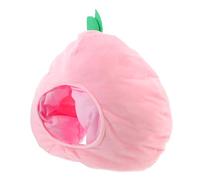 NUSITOU Chapeau de Fête en Peluche Forme Pêche, Léger et Facile à Enlever, Accessoire Mode pour Soirées Déguisement et Carnavals