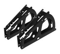 NUSITOU Charnières Design Créatif pour Meuble à Chaussures en Acier Laminé à Froid Noir et Finition Soignée, Accessoire pour Agencement de Vitrine et Tiroir de Rangement