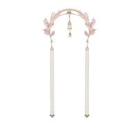 NUSITOU Coiffe Traditionnelle Chinoise Longue Frange en Alliage, Accessoire Cheveux Rétro Élégant, Facile à Utiliser, pour Femmes, pour Prises de Photos et Performances