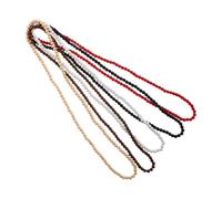 NUSITOU Collier africain pour homme collier rustique 5 pièces perles bois 8mm, style simple et bohème pour événements décontractés et formels