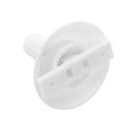 NUSITOU Connecteur de Sortie de Vidange, Tuyau D'évacuation du Climatiseur, Raccord de Drain Droit en Plastique Blanc pour Unité Extérieure de Climatisation, Drainage et Gestion
