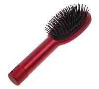 NUSITOU Conteneur à Brosses à Cheveux Compartiment Secret, Design Simple et Portable Rouge en Plastique Multifonction pour Rangement en Voyage