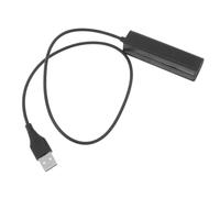 NUSITOU Convertisseur RJ9 vers USB en Plastique, Cordon téléphonique Fixe, pour Casque RJ9 et appareils Audio, léger, pour Voyager