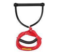 NUSITOU Corde de Wakeboard Rouge en PP Résistante aux UV Poignée Ergonomique pour Wakeboarding et Kneeboard, Sangle Multifonctionnelle pour Ski Nautique