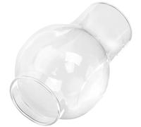 NUSITOU Couvercle en Verre Cylindrique -jour Décoratif en Verre pour Lampe à Pétrole Remplacement pour Lampe à Huile Camping