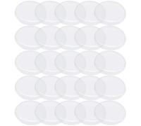 NUSITOU Couvercles Transparents en Acrylique 25 Pièces Bords Polis Résistant aux Chocs de Montres pour Réparation de Montres Bracelet