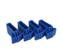 NUSITOU Couvre-pieds Antidérapants pour Échelle Pliable en Plastique Bleu, 4 Pièces, Installation Rapide pour Usage Domestique et Professionnel