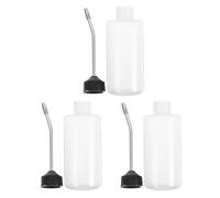 NUSITOU Distributeurs D'huile Flacons D'huile Multifonctions pour Machine à Coudre Lot de 3 120 Ml en Plastique avec Bec Verseur et Bouchon Étanche pour Entretien Machine à Coudre
