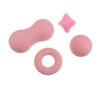 NUSITOU Ensemble de 4 Balles de Massage en Silicone pour Relaxation Musculaire, Soulagement des Douleurs Myofasciales, pour Paume et Plante du Pied Lors D'exercices Fitness