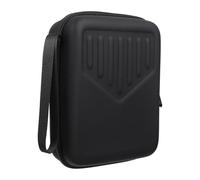 NUSITOU Étui Portable Noir Facile à Transporter pour Kalimba et Piano à Pouce en Cuir Pu et Eva, Pochette de Rangement Protectrice un Paquet