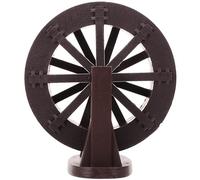 NUSITOU Fontaine Eau Décoration Roue en Plastique de Table Décor Mini Effet Décoratif Unique à Miniature et Aquarium Bureau pour Bricolage