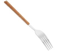 NUSITOU Fourchette à Steak Lisse et Design Ergonomique en Bois en Acier Inoxydable en Bois Maison Fêtes