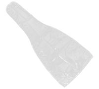 NUSITOU Housse Imperméable en PVC Transparent pour Guitare Électrique et Basse, Protection Solide la Poussière, Format Compact Adapté aux Concerts et Répétitions