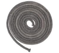 NUSITOU Joint D’étanchéité en Corde de Fibre de Verre 8mm X 2,5m pour Poêle à Bois et Cheminée Résistant Haute Température Accessoire pour Porte de Poêle et Insert de Cheminée