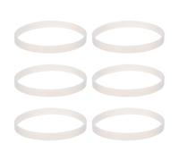 NUSITOU Joint Torique en Silicone Ensemble de Joints D'étanchéité Blancs 6 Pièces Pliage Répété sans Perte de Fonction, Facile à Retirer pour Extracteur de Jus