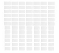 NUSITOU Kit de 180 Cartes Blanches en Plastique pour Spécimens D'insectes, Positionnement Précis et Haute Flexibilité, pour Laboratoires Scientifiques et Expériences