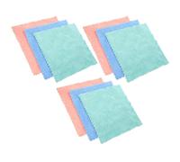 NUSITOU Lingettes Démaquillantes Douces en Microfibre 10pcs, Serviettes Visage Réutilisables, Tissu Polyester, Lavables en Machine, Maison Voyage Couleur Couleur Aléatoire Plusieurs styles