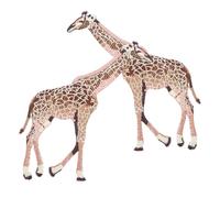 NUSITOU Lot de 2 Écussons Girafe Brodés en Tissu, Autocollants Thermocollants Coudre, Motifs Animaux Décoratifs pour Vêtements, Chapeaux et Paquet, Patchs Appliqués Résistants et Faciles