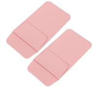 NUSITOU Lot de 2 Pochettes pour Stylos en Cuir PU Rose Poudré, Organiseur de Poche Multi-Fonctions pour Infirmières et Médecins, Protège-Poches Pratique et Compact pour