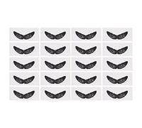 NUSITOU Lot de 20 Autocollants de Cire pour Nez de Moustache, Patchs D'épilation Décoratifs et Protecteurs, Accessoires Réutilisables pour Modeler Barbe et Poils de Nez, Usage