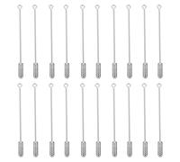 NUSITOU Lot de 20 Épingles à Poitrine en Cuivre Argenté 50mm, Accessoires Faits Main pour Loisirs Créatifs, Design Simple, pour Rassemblements Familiaux