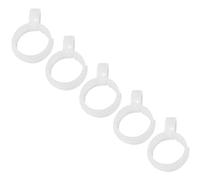 NUSITOU Lot de 5 Pinces à Rouleau de Tissu Brodé, Grandes Tailles en Plastique Résistant, Accessoires pour Point de Croix et Travaux D'aiguille, Fixation Sûre pour Broderie et Couture