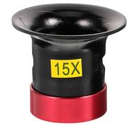 NUSITOU Loupe Frontale pour Réparation de Montres Grossissement 15x, Design Compact en Verre et Métal, pour Professionnels et Collectionneurs de Pièces et Timbres