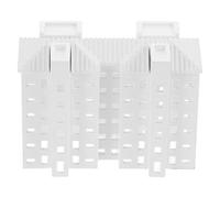 NUSITOU Modèle de Construction en Plastique Blanc pour Bâtiments de Mini-Ville, Outil Éducatif et Décoratif, Représentation Réaliste pour Institutions de Formation