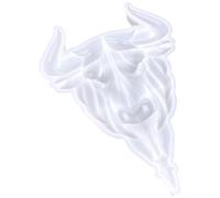 NUSITOU Moule Silicone Tête de Bœuf DIY pour Époxy Décoration Murale Semi-Relief Résistant et Facile à Démouler Fournitures Artisanales pour Création Déco Originale