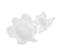 NUSITOU Moules en Silicone pour Loisirs Créatifs - Lot de 2 Moules Flexibles en Silicone Époxy Forme Tortue et Grenouille, Résine Soi-même, Décoration Animaux DIY, Moulage Facile et
