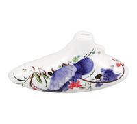 NUSITOU Ocarina en Céramique Bleu et Blanc, 6 Trous avec Embouchure Longue, Design Traditionnel Chinois, Flux D'air Optimisé, pour Débutants en Extérieur la Maison