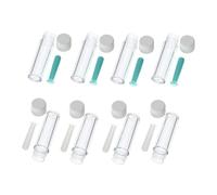 NUSITOU Outil D'insertion de Lentilles en Silicone et Plastique Léger Réutilisable, Lot de 10 Pièces Étui pour Retrait et Pose Facile des Lentilles Rigides Couleur Couleur Aléatoire