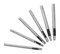 NUSITOU Perforatrices Ovales Percer Facilement Trous Ensemble de 6 en Acier Inoxydable Outil Précis pour Cuir et Bracelets de Montre