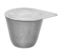 NUSITOU Petit Creuset en Nickel avec Couvercle 30ml pour Expériences Chimiques et Fusion de Métaux Résistant aux Hautes Températures