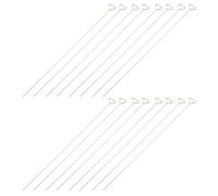 NUSITOU Porte-Cartes Robustes et Faciles à Utiliser de Cœur Lot de 40 en Fer Doré pour Décoration de Fleur et Mariage Romantique