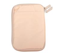 NUSITOU Porte-Monnaie en Nylon Beige Multifonction Léger pour Passeports et Documents, Pochette Pratique pour Déplacements et Organiser Cartes et Billets