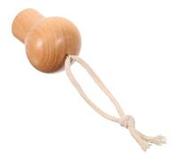 NUSITOU Rouleau de Massage Facial en Bois D'ampoule, Mini Masseur pour Visage et Yeux, Roll-on pour Poches Yeux, Outil de Soin du Visage, 1 Pièce, Usage Maison et Détente