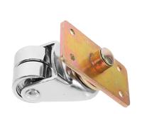 NUSITOU Roulette de Piano en Fer Argenté Haute Capacité avec Design Lisse, Accessoire Vintage Élégant pour Piano Droit, Ensemble 1 Pièce avec Vis D'installation