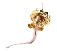 NUSITOU Socle Métallique Réglable pour Lampe à Huile Vintage Doré Régulateur Professionnel Compatible Lampes à Pétrole Accessoire Solide pour Usage Domestique et Décoration Rétro Support