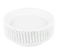 NUSITOU Soucoupe Ronde pour Pot de Fleurs 20 Pièces en Plastique Blanc | Épaisse, Résistante aux Chocs, Aide à Maintenir L’humidité, Usage Jardin et Balcon