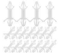 NUSITOU Support de Carte Pcb en Nylon Blanc, Léger et Résistant à L'oxydation, Lot de 100pcs pour Montage et Isolation de Circuits Imprimés