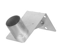NUSITOU Support de Miroir Convexe Robuste en Acier Argenté Installation Facile pour Surveillance Extérieure et Zones de Circulation Sécurisées